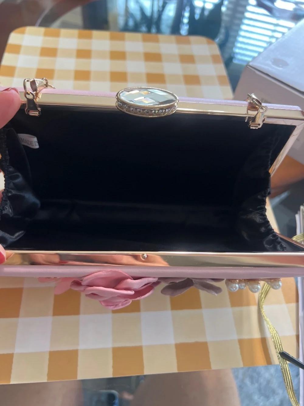 Milisente Flower Clutch Evening Bag